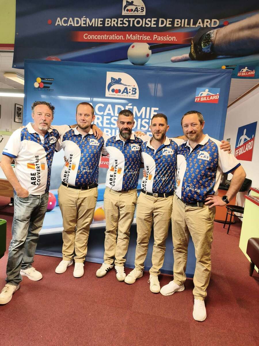 L'équipe de 3 bandes se qualifie pour le France !
