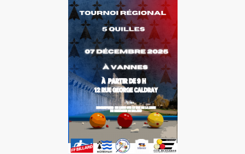 5 quilles   /  tournoi de Vannes
