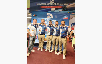 L'équipe de 3 bandes se qualifie pour le France !