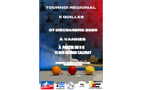 5 quilles   /  tournoi de Vannes